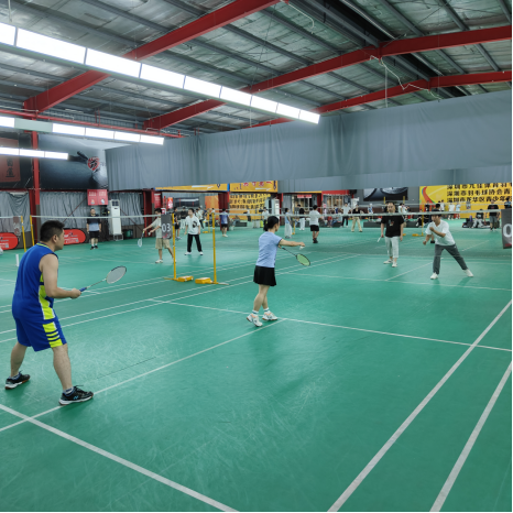 安帕爾第二屆羽毛球杯預(yù)演火熱 ---點(diǎn)燃團(tuán)隊激情